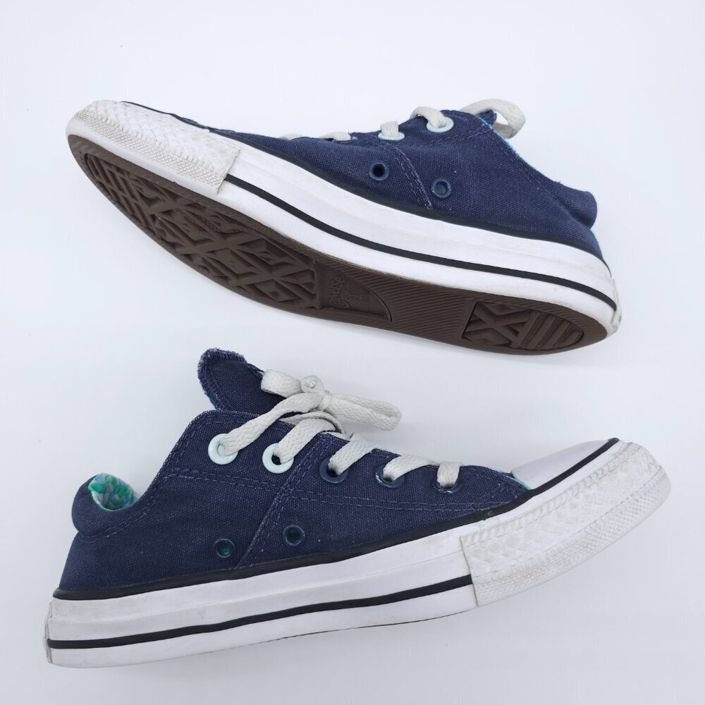Converse All Star Low Top Sneakers Women US 6 Blue Canvas Lace Up Shoes - Picture 13 of 16
